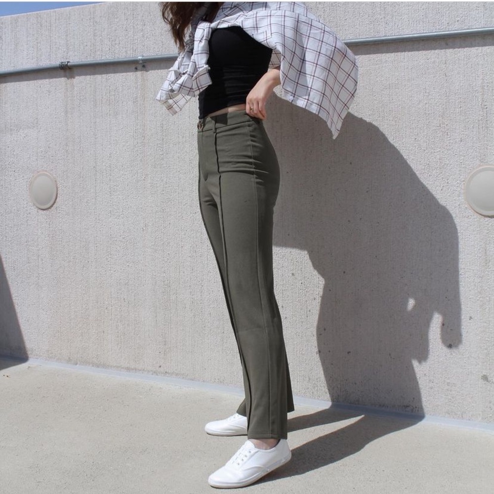 Dark Green Pants